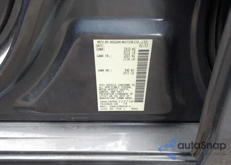 2013 Nissan Altima 2.5 S z USA, uszkodzony, nr VIN 1N4AL3AP0DC225750